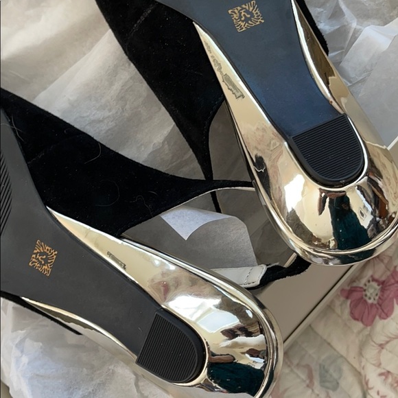 Anne Klein Slingback Open Toe Pumps - Picture 8 of 11